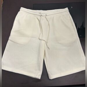 Rudolph Sportswear Cream Sweat Shorts - XL